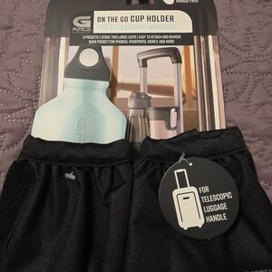 G/FORE Black On-the-Go Cup Holder for Telescopic Handles